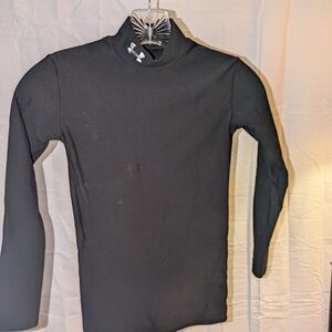 Under Armour Black Mock Neck Long Sleeve Shirt